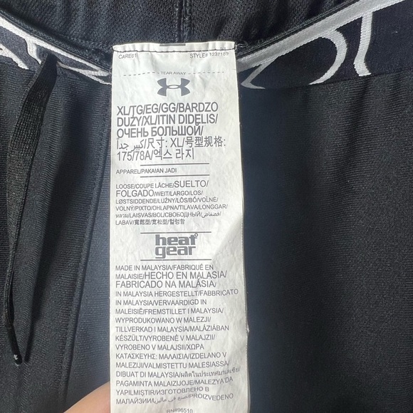 Under Armour Play Up Shorts Black XL - Picture 2 of 4